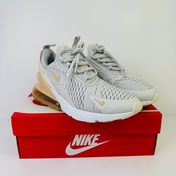 Nike Air Max 270 Light Bone Sesame Beige Sneakers DX8951-001 Women's Size 8 - Picture 1 of 9